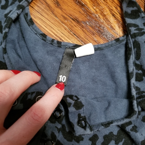 Leopard print cotton tunic top/dress - Picture 4 of 4